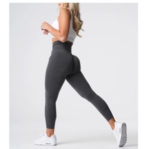 NVGTN Black Speckled NV Seamless Leggings Size XS